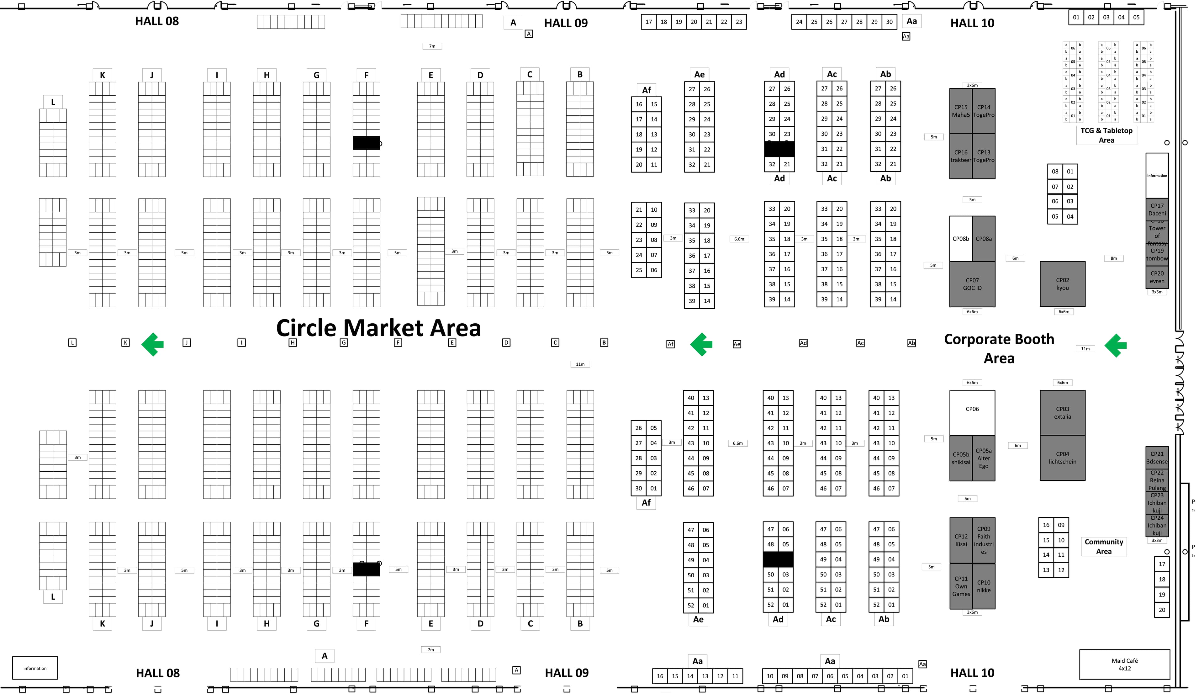 Edited Comic Frontier 18 Official Floorplan